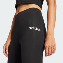 Carica l'immagine nel visualizzatore di Gallery, adidas Femme Essentials Linear Cotton Leggings, Black/White, S