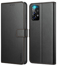 Carica l'immagine nel visualizzatore di Gallery, Ganbary Cover Samsung Galaxy A52 4G / A52 5G / A52S 5G, Completa Protettiva Caso PU Pelle Premium Portafoglio Custodia p