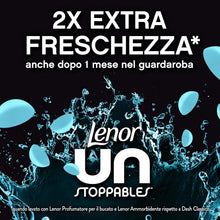 Carica l'immagine nel visualizzatore di Gallery, Lenor Unstoppables Fresh Profumatore Bucato Lavatrice, 6x195gr + Omaggio