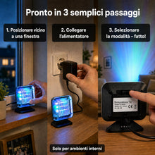 Carica l'immagine nel visualizzatore di Gallery, Simulatore TV LED Antifurto Casa, 12 LED, Timer