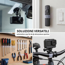 Carica l'immagine nel visualizzatore di Gallery, Adesivo per Telepass Auto 6 Pezzi,Dual Lock Adesivo per Auto,Adesivo per Dashcam e Go Pro,Supporto Pedaggio con Fissaggi
