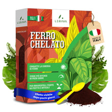Carica l'immagine nel visualizzatore di Gallery, LERAVA Ferro Chelato per Piante (200 g) - Rinverdente Contro Clorosi Ferrica - Chelato di Ferro per Piante - Soluzione P
