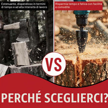 Carica l'immagine nel visualizzatore di Gallery, Punta per Spaccalegna, Punta a Cono per Trapano Spaccalegna, Vite Conica Spaccalegna, Punta Spaccalegna per Trapano, Pun