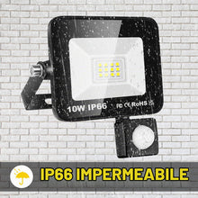 Carica l'immagine nel visualizzatore di Gallery, SKYWORLD 2 x Faretto con Sensore di Movimento, 10W 1000LM Fari Led Esterni