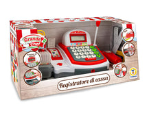 Carica l'immagine nel visualizzatore di Gallery, Teorema Giocattoli, Cassa Giocattolo per Bambini, Registratore di Cassa Giocattolo con Scanner Luci e Suoni, Calcolatric