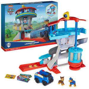 Paw Patrol, Quartier Generale, con Lanciatore per Veicoli, 2 Personaggi Paw Patrol, Veicolo della Polizia di Chase e Accessori, Giocattolo per Bambini e Bambine, 3+ anni
