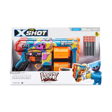 Carica l'immagine nel visualizzatore di Gallery, X-Shot Skins Dread Blaster – Poppy Playtime (Kissy) di Zuru con 12 freccette, doppia canna girevole, tecnologia Air Pocket, giocattolo in schiuma per bambini, ragazzi e adulti