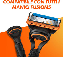 Carica l'immagine nel visualizzatore di Gallery, Gillette Lamette Fusion 5, 16 Cartucce per Rasoio Barba Uomo, Multicolore