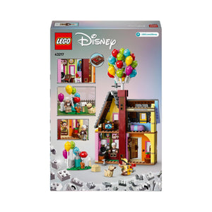 LEGO Disney e Pixar Casa di “Up”, Modellino da Costruire con Palloncini e Figure di Carl, Russell e Dug, Giochi per Bambini e Bambine da 9 Anni, Idea Regalo Iconica, Giocattolo da Collezione 43217