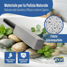 Carica l'immagine nel visualizzatore di Gallery, Pietra Pomice WC Professionale – Pietra Pomice contro Calcare e Macchie, Alternativa a Decalcificante, Disincrostante WC