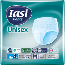 Carica l'immagine nel visualizzatore di Gallery, IASI Pants UNISEX Alta Protezione, 10 Mutande Assorbenti monouso, Assorbenza EXTRA, Taglia XL, 10 Unità