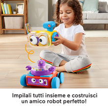 Carica l&#39;immagine nel visualizzatore di Gallery, Fisher-Price - Tino Robottino 4-in-1, Bambini Giocatolo Educativo con Tecnologia Smart Stages con Oltre 120 Suoni, Edizione Italiana, Giocattolo per Bambini 6+ Mesi HDJ16