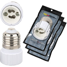 Carica l'immagine nel visualizzatore di Gallery, ISOLATECH 3x Adattatore da E27 a GU10 Max.250V/2A Ceramica