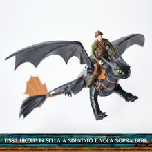 Carica l'immagine nel visualizzatore di Gallery, DreamWorks Dragons, Dragon Trainer, Sdentato e Hiccup, Drago e Vichingo, Giocattoli per Bambini, 4+ Anni