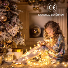 Carica l'immagine nel visualizzatore di Gallery, GYLEFY Luci Natale Esterno 10M Luci di Natale da Esterno Cascata 400 LED Tenda Luminosa Natale Esterno Impermeabili Collegabile Luci Natalizi Decorazioni Natalizie per Casa Giardino - Bianco Caldo