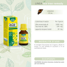 Carica l'immagine nel visualizzatore di Gallery, ESI - Tea Tree Remedy Oil, Olio Biologico, Integratore Alimentare, Migliora la Resistenza Fisiologica a Severe Condizion