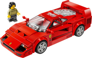 LEGO Speed Champions Supercar Ferrari F40, Modellino di Auto Sportiva da Costruire, Macchina Giocattolo da Collezione con Minifigure del Pilota, Giochi per Bambini e Bambine da 9 Anni in su 76934