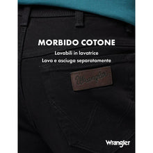 Carica l'immagine nel visualizzatore di Gallery, Wrangler Texas, Jeans Uomo, Black Overdye, 40W / 30L