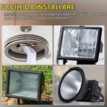Carica l'immagine nel visualizzatore di Gallery, Lampadina Alogena 118mm,160W R7s Lampadine 118mm Dimmerabili, Bianco Caldo 2700K Lampadina Alogena Lineare J118 Per Lamp