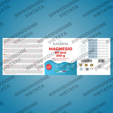 Carica l'immagine nel visualizzatore di Gallery, Bandini® MAGNESIO COMPLETO IN POLVERE 430mg - Puro 60 Dosi, Magnesium Carbonato, Citrato, Integratore Benessere Intestin