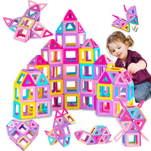 Carica l'immagine nel visualizzatore di Gallery, Costruzioni Magnetiche per Bambini 3 4 5 6 Anni 38 Pezzi Magneti Giochi Bambina 3 4 5 6 Anni Gioco Magnetici Bambino Mattoncini Magnetici per Bambini Natale Compleanno Regalo Bambina 3 4 5 6 7 Anni