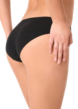 Carica l'immagine nel visualizzatore di Gallery, Golden Lady 2 Pezzi Slip Taglio al Vivo, Nero, TG.M