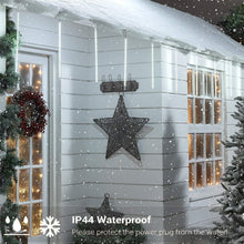 Carica l'immagine nel visualizzatore di Gallery, BrizLabs Luci Della Pioggia di Meteore, 10 Tubi 240 LED Luci Natale Esterno Impermeabile IP44 Catena Luminosa LED per Natalizie Albero del Giardino Festa di Nozze Interno Decorazione, Bianco Freddo