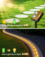 Carica l'immagine nel visualizzatore di Gallery, btfarm Ghirlanda di luci solari per esterni, 10 m, 100 LED