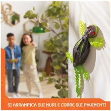 Carica l'immagine nel visualizzatore di Gallery, HEX BOTS Geco Telecomandato, Giocattolo Interattivo Radiocomandato, Ricaricabile con Cavetto USB, Si Arrampica sulle Pareti e Corre sui Pavimenti, Giocattolo per Bambini e Bambine, 4+ Anni