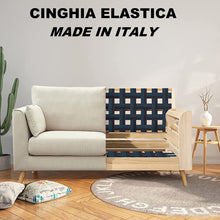 Carica l'immagine nel visualizzatore di Gallery, IPEA Cinghia Elastica per Divano, Sedie, Poltrone – [ 10 Metri di Lunghezza ] – Made in Italy - Larga 70 mm – Corda Fasc