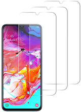 Carica l'immagine nel visualizzatore di Gallery, Vetro Temperato per Samsung Galaxy A70 [3 Pezzi] Vetrino Protettivo Pellicola Protezione Schermo