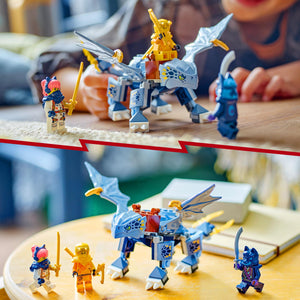 LEGO NINJAGO Draghetto Riyu, Modellino da Costruire di Drago Giocattolo con 3 Minifigure di Personaggi Ninja, Giochi d'Azione per Bambini e Bambine da 6 Anni in su, Idea Regalo 71810