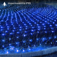 Carica l'immagine nel visualizzatore di Gallery, Stringa Luminosa Esterni, 198LEDs Rete Luminosa 2 * 3 meter, Decorazione Luci di Natale, 8 Modalità di Luci Impermeabili