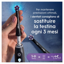 Carica l'immagine nel visualizzatore di Gallery, Oral-B Testine di Ricambio iO Radiant White, Nere, 4 Ricambi