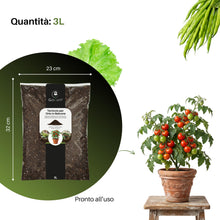 Carica l'immagine nel visualizzatore di Gallery, GebEarth® | Terriccio per Orto in Balcone | Substrato con Torba, Perlite e Concime NPK a Lenta Cessione | Radici Forti p
