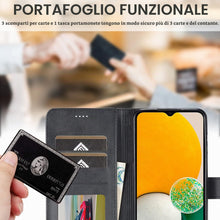 Carica l'immagine nel visualizzatore di Gallery, Cover per Samsung Galaxy A14 5G / A14 4G a Libro,Nero