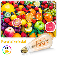 Carica l'immagine nel visualizzatore di Gallery, MLOQI Confezione da 3 Lampadine LED Edison Vintage, 4W, 2200K, Lampadine LED Dimmerabili, Stile Antico, Caldo Bagliore G
