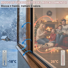 Carica l'immagine nel visualizzatore di Gallery, Guarnizione Adesiva per Finestre e Porte - Isolamento Termico e Acustico, Anti-Spifferi, Facile Applicazione, Resistente