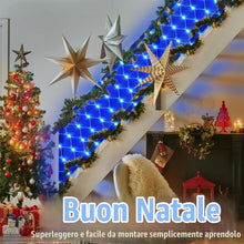 Carica l'immagine nel visualizzatore di Gallery, SVYHUOK Rete Luminosa Esterno, 3M x 2M 200 LED Tenda Luci Natale Esterno, Impermeabile Luminosa Natale Esterno 8 Modalit