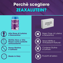 Carica l'immagine nel visualizzatore di Gallery, CISBANI PHARMA Luteina e Zeaxantina Alto Dosaggio, Integratore Occhi Vista