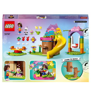 LEGO La Casa delle Bambole di Gabby La Festa in Giardino della Gattina Fatina con i Personaggi di Gabby e Pandy Panda, Idea Regalo con Altalena, Scivolo e Giostra, Giochi per Bambine e Bambini 10787