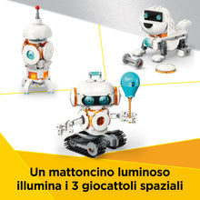 Carica l'immagine nel visualizzatore di Gallery, LEGO Creator 3 in 1 Robot Spaziale Giocattolo - Si Trasforma in Cane o in Razzo - Set di Costruzioni per Bambini, Bambine, Ragazzi e Ragazze da 8 Anni - Idea Regalo di Compleanno Creativa - 31164