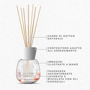 Yankee Candle Signature Diffusore a bastoncini | Sabbie rosa | 100 ml | Fino a 10 settimane di fragranza | Confezione riciclabile | Un regalo perfetto per una donna
