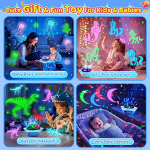 Carica l'immagine nel visualizzatore di Gallery, One Fire Proiettore Stelle Soffitto Bambini, 45 Modalità Luce Notturna, 3 Film 360° Rotazione Lampada Ricaricabile Cameretta Regalo