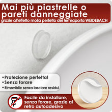 Carica l'immagine nel visualizzatore di Gallery, WEIDEBACH® 6x discreto fermaporta maniglia trasparente