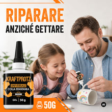 Carica l'immagine nel visualizzatore di Gallery, Colla Istantanea Universale Gel 50 g - Supercolla Multiuso Cianoacrilato