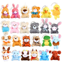 Carica l'immagine nel visualizzatore di Gallery, LIHAO Calendario dell'Avvento, 24pz MINI Giocattoli di Animali Peluche Regali Natale per Bambini