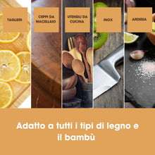 Carica l'immagine nel visualizzatore di Gallery, Olio per Tagliere - Olio minerale sicuro per gli alimenti per proteggere e ripristinare i taglieri in legno, ceppi da ma