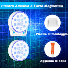 Carica l'immagine nel visualizzatore di Gallery, Czemo Ricaricabile Luci LED per Piscina Subacquea con Telecomando, Luce Sommergibili Piscina Luci per Laghetto, LED Impe