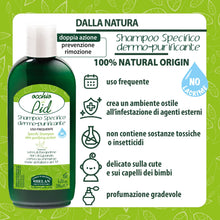 Carica l'immagine nel visualizzatore di Gallery, Helan, Occhio al Pidocchio, Shampoo Pidocchi, Specifico Trattamento Pidocchi e Lendini Forte, per Pelle Sensibile, con o